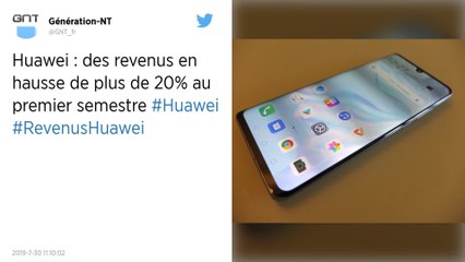 Smartphones : Les ventes de Huawei continuent de progresser malgré les menaces américaines
