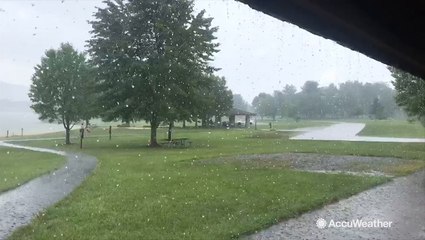 Take cover, the rain is coming down in sheets