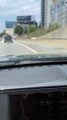 Caught on Cam: Crazy people riding scooters on freeway