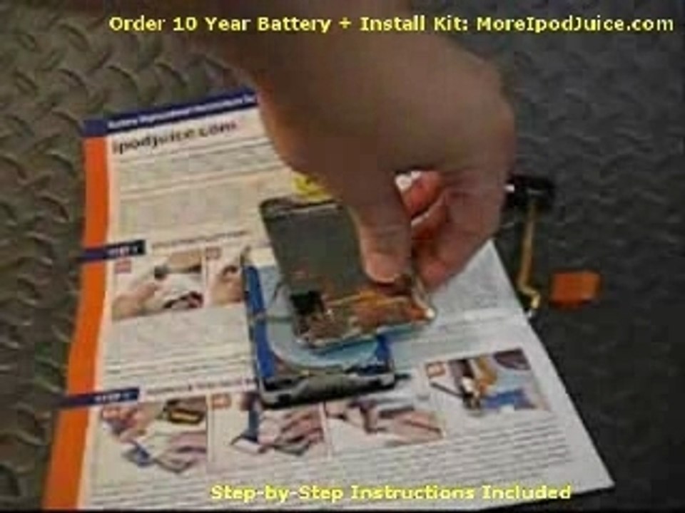 Replacemening iPod Video Battery