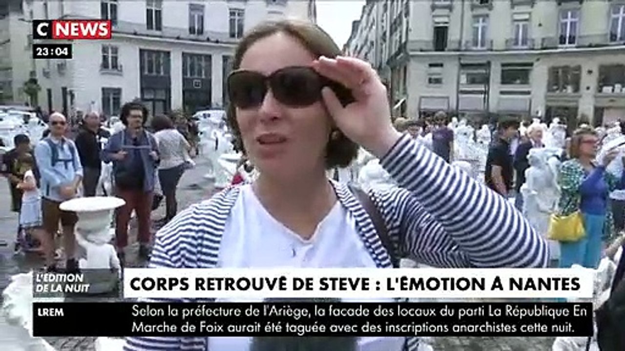 La mort de Steve Maia Caniço provoque une très vive émotion parmi les Nantais qui ont manifesté leur solidarité avec le jeune homme hier