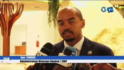 RTG - Le Ministre de la promotion des investissements et son ministre délégué visitent la zone économique à régime privilégié de Nkok