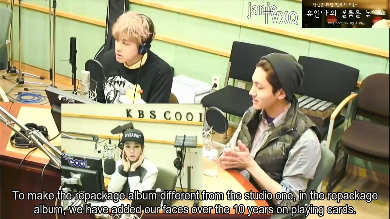 140312 TVXQ on Yoo In Na’s Volume Up Radio
