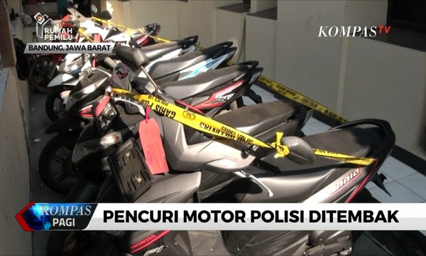 Nekat Curi Motor Polisi, Tiga Residivis Ditembak