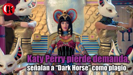 Katy Perry pierde demanda, señalan a “Dark Horse” como plagio