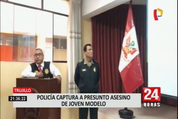 Trujillo: capturan asesino de joven modelo