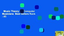 Music Theory for Computer Musicians  Best Sellers Rank : #5