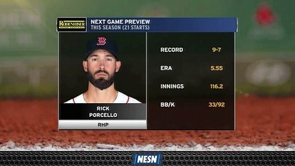 Rick Porcello Looks To Help Red Sox Get Back On Track Wednesday