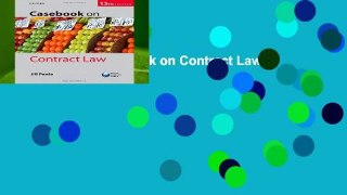Full E-book  Casebook on Contract Law  For Kindle