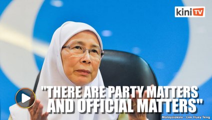 下载视频: Dr Mahathir is a good example, he still allows time for party matters, says Wan Azizah