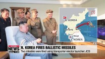 N. Korea fires two short-range ballistic missiles towards East Sea on Wednesday