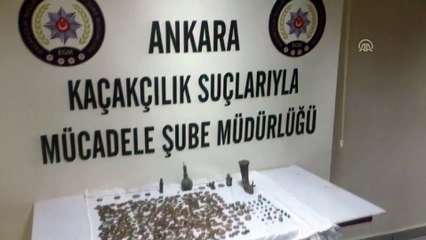 Tarihi eser kaçakçıları yakalandı - ANKARA