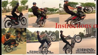 How to ride a motorbike