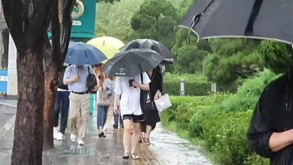 [날씨] 중북부, 내일 아침까지 국지 호우...낮부터 무더위 / YTN