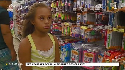 Les courses pour la rentrée des classes