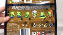 Minecraft Mini Figures in Minecart Blind Bloxes Zombies Mob Pack Keiths Toy Box Unboxing Demo Review