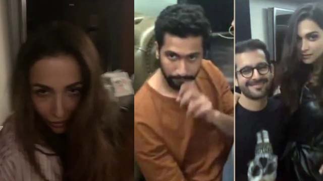 Karan Johar's Party: Deepika Padukone, Malaika Arora, Vicky Kaushal, Ranbir look drunk | FilmiBeat