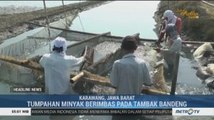 Imbas Tumpahan Minyak di Karawang, Petani Tambak Ikan Bandeng Merugi