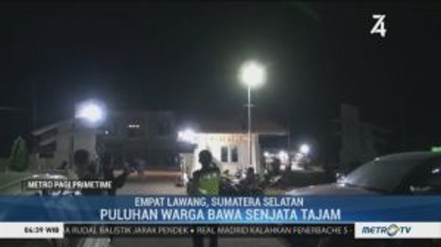 Diserang Warga, 4 Polisi di Empat Lawang Terluka