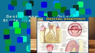 Dental Anatomy (Quick Study Academic) Complete