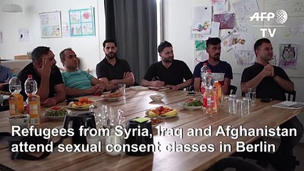 In Berlin, refugees take classes on sexual consent