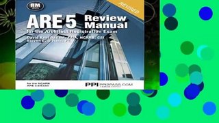 Full version  ARE 5 Review Manual for the Architect Registration Exam  Best Sellers Rank : #2