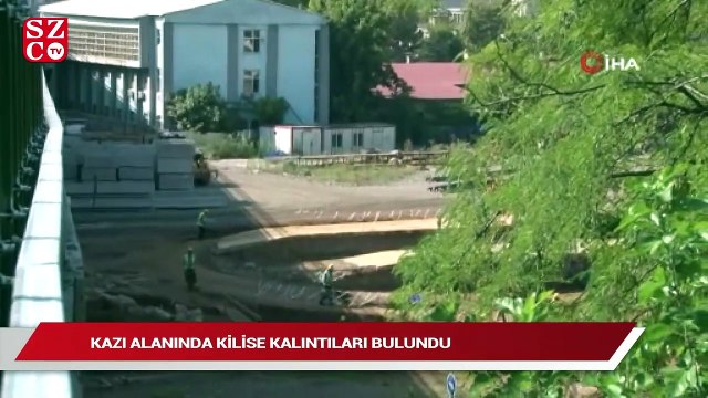 Haydarpaşa’daki kazı alanında bu kez de kilise kalıntıları bulundu