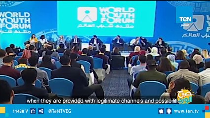 الرئيس السيسي يشهد فيلما تسجيليا عن تخرج الدفعة الأولى من البرنامج الرئاسي لتأهيل الشباب الإفريقي للقيادة