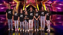 Light Balance Kids Receives The GOLDEN BUZZER From Ellie Kemper! - America's Got Talent 2019