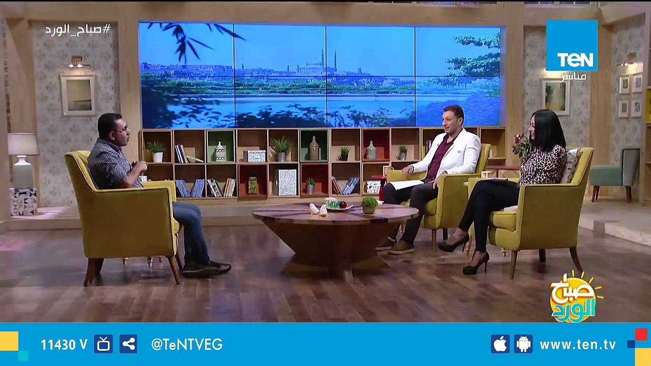 لقاء مع هيثم السيد مؤسس مشروع عربية الحواديت بعد تكريمه في المؤتمر الوطني السابع للشباب