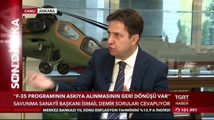Savunma Sanayi Başkanı Demir:'F-35 Programından Çıkarılmamızın Hukuki Zemini Yok'