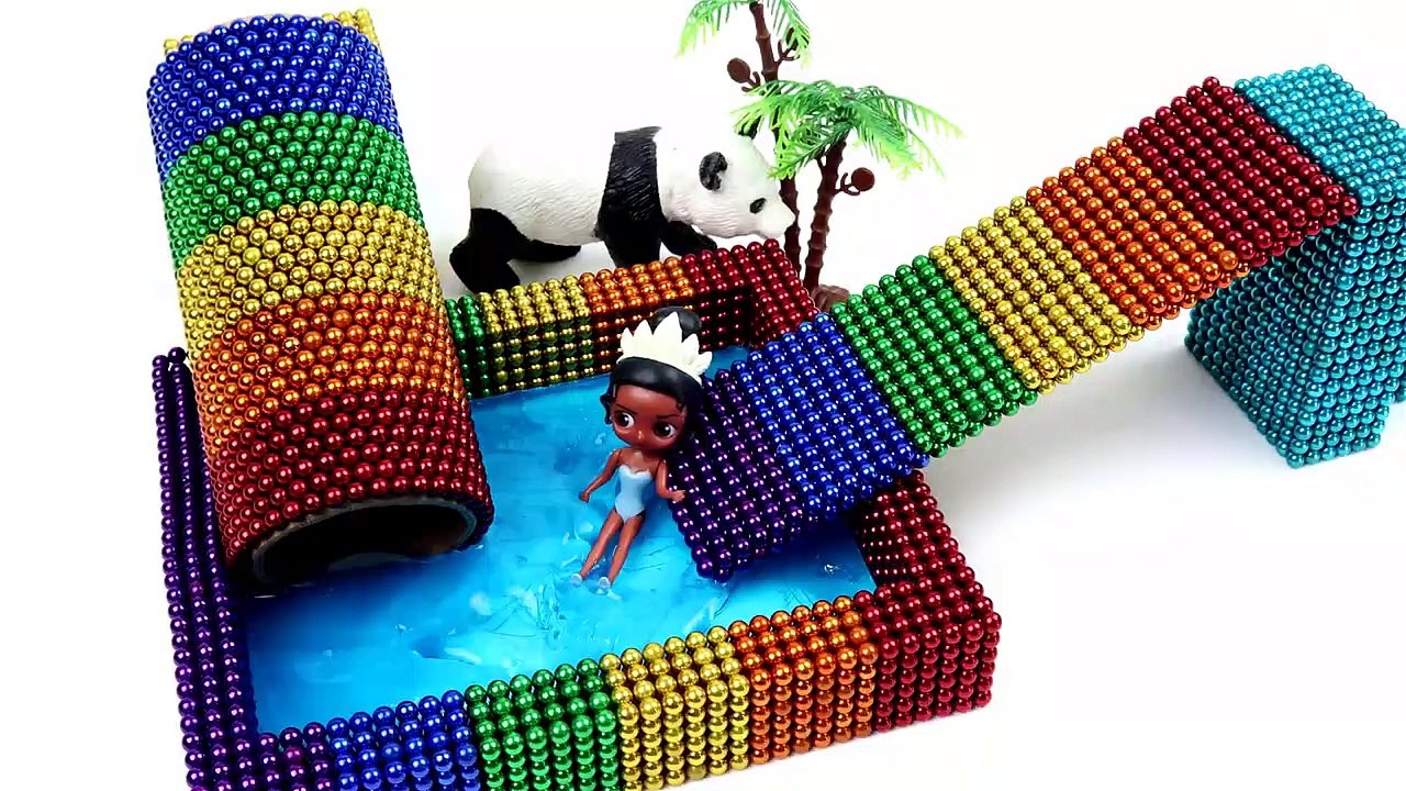 DIY How To Make Playground Slide Balls with Balls (ASMR