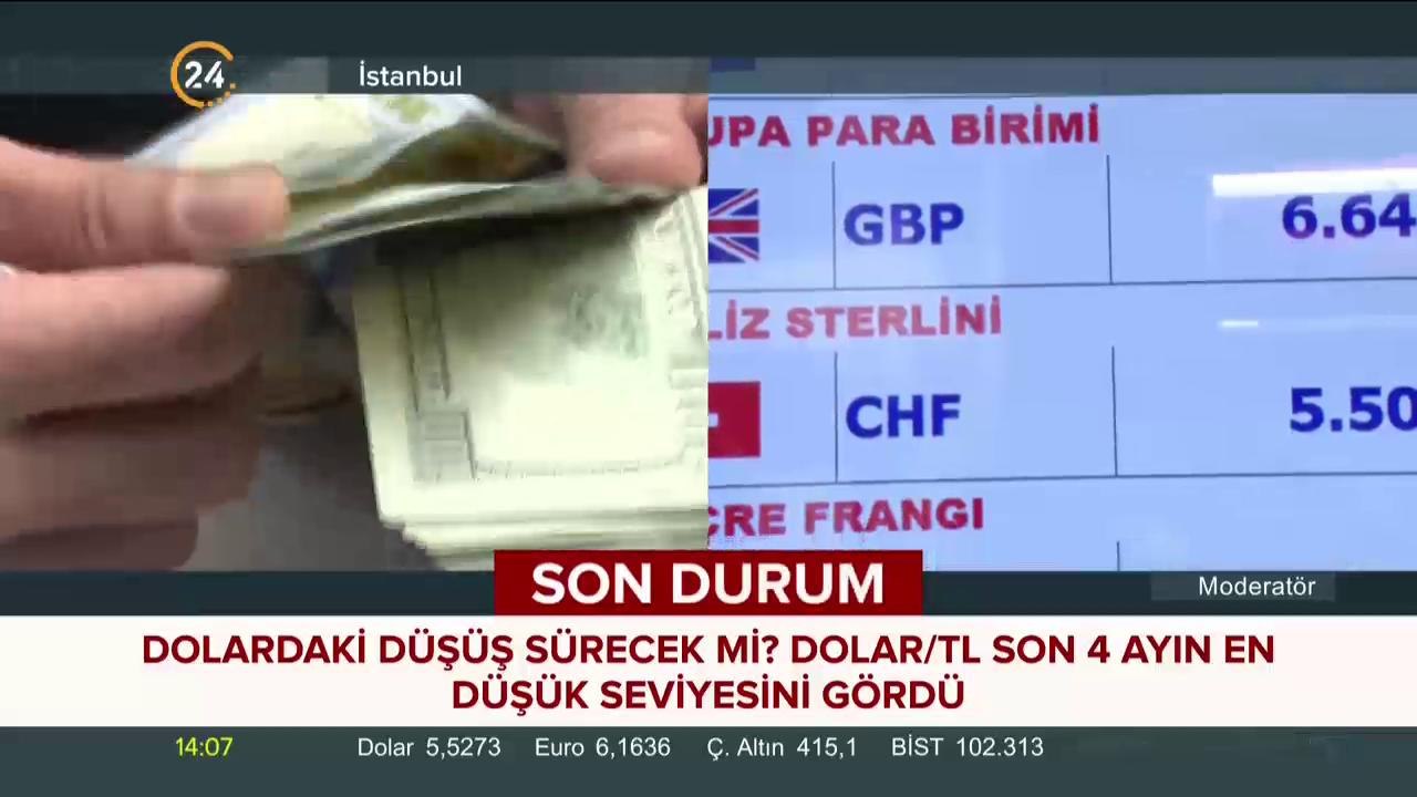 Dolar düşüyor