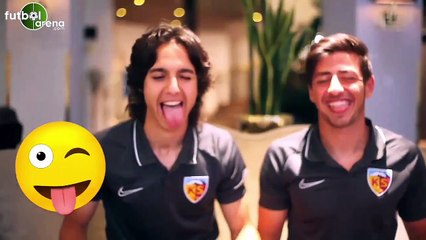 Kayserisporlu futbolcular emojileri gerçek hayata uyarladı