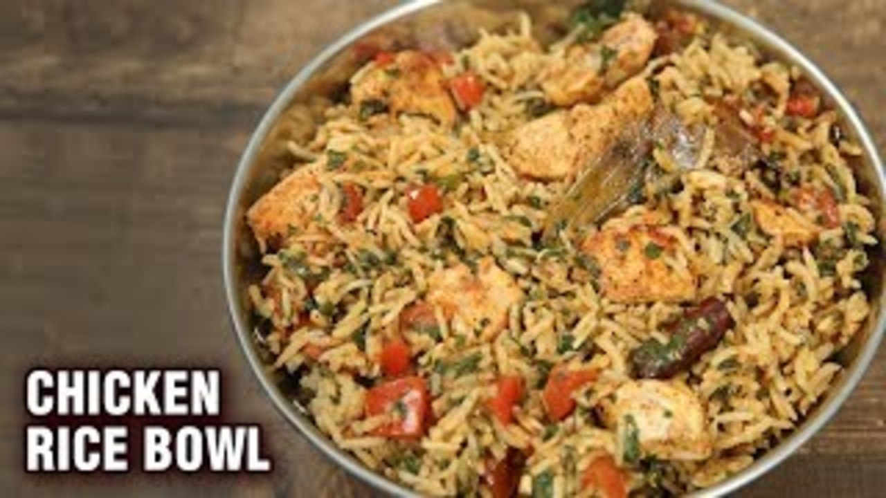 Chicken Rice Bowl - One Pot Chicken Recipe - In...