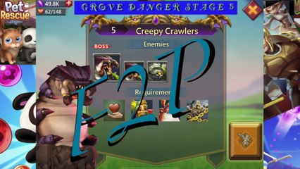 Lords Mobile Limited Challenge Creepy Crawlers