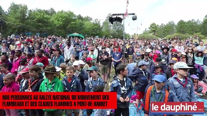 Scoutisme : le mouvement des Flambeaux et des claires flammes installe son rallye dans la Drôme