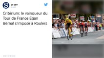 Cyclisme : Deux jours après sa victoire au Tour de France, Egan Bernal remporte le critérium de Roulers