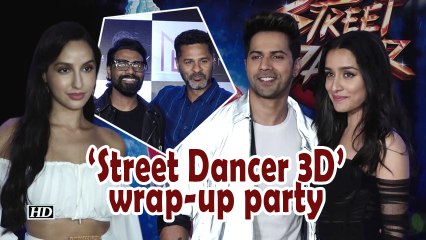 Varun, Shraddha, Nora come together for 'Street Dancer 3D' wrap-up party
