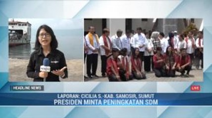 Akhiri Kunker di Sumut, Jokowi Tinjau Wisata Geopark Kaldera Toba