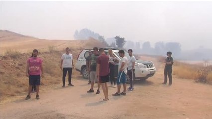 El fuego arrasa 1500 hectáreas en Cuenca