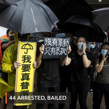 Tensions high as Hong Kong pro-democracy protesters face court