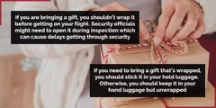 Items banned on flights