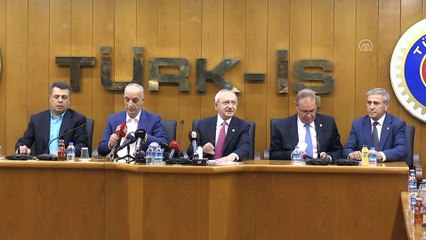 Kılıçdaroğlu: 'Yaşanan ekonomik krizin faturası işçinin sırtına yıkılmasın' - ANKARA