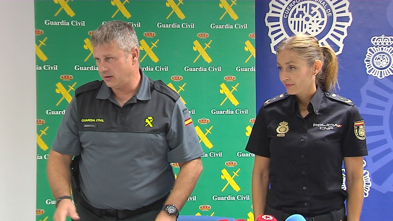 Policía Nacional y Guardia Civil explican operación conjunta