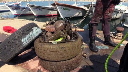 Zonguldak'ta deniz dibi temizliği yapıldı - ZONGULDAK