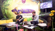 Klingande en interview sur Fun Radio à Tomorrowland 2019