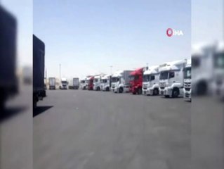 Suudi Arabistan'dan Türk tırlarına eziyet