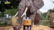 Battery Behemoth! Life-Sized Elephant Made Of Batteries On Display To Bring Awareness To Battery Waste!