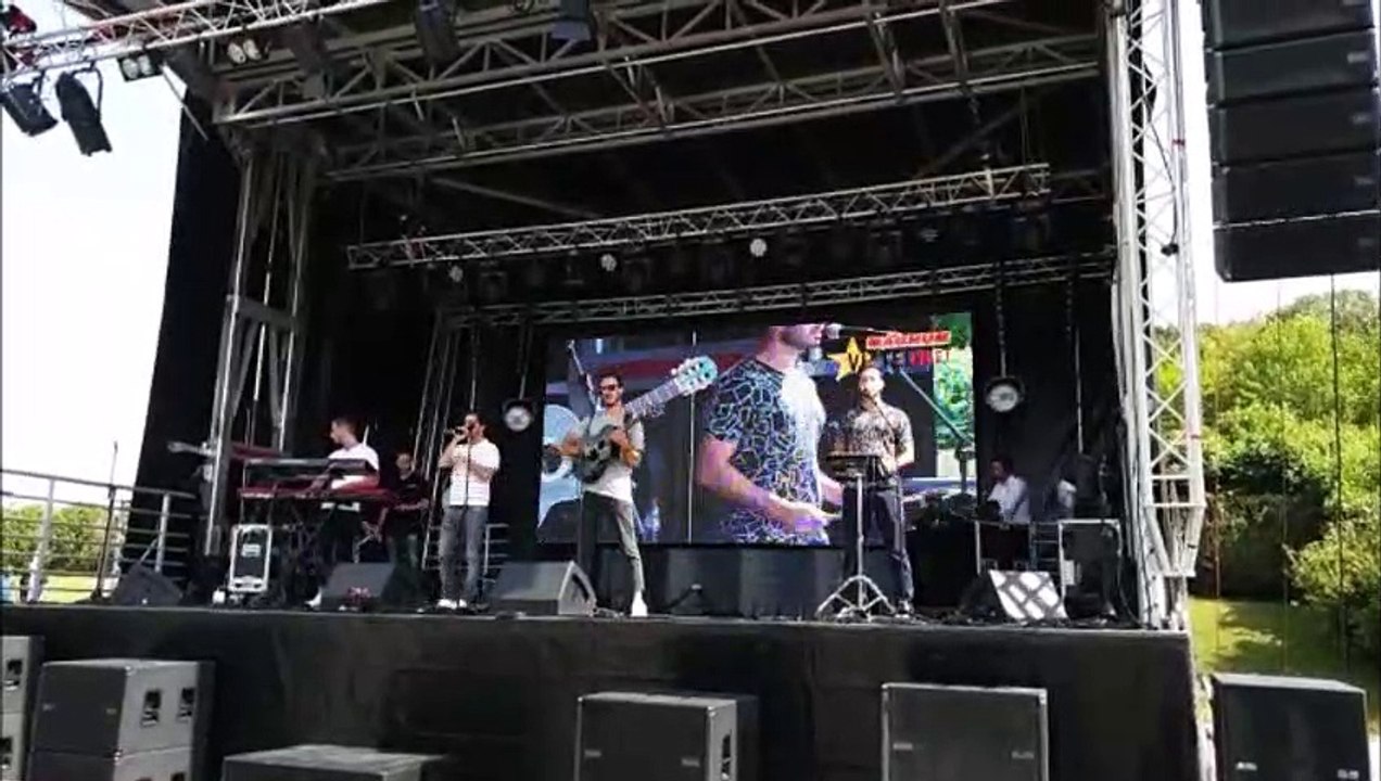 Boulevard des Airs et Alliel se préparent avant le Magnum Vittel Live